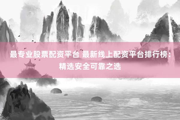 最专业股票配资平台 最新线上配资平台排行榜：精选安全可靠之选