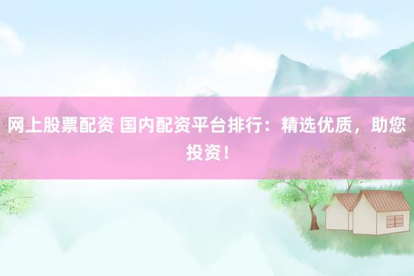 网上股票配资 国内配资平台排行：精选优质，助您投资！